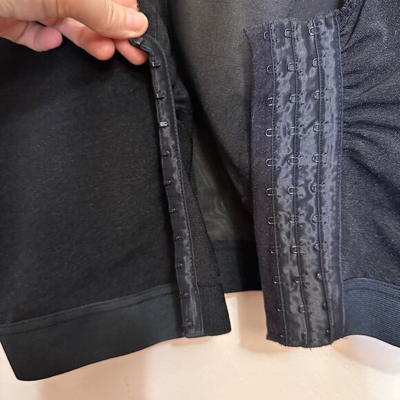 Clearpoint Medical Compression Wear Vest Sleeves #500 Black Large Post Surgery - Picture 5 of 5